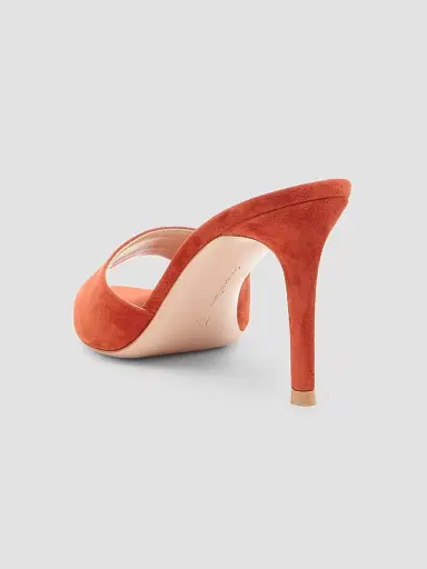 Gianvito Rossi Women's Elle 85MM Suede Mules | Thumbnail 3 Gianvito Rossi Women's Elle 85MM Suede Mules | Thumbnail 3