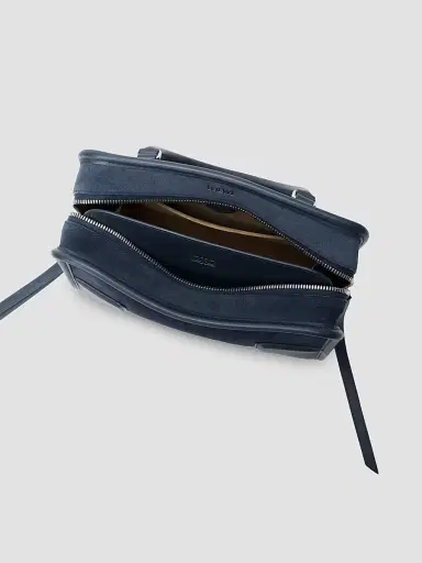 LOEWE Women's Amazona Suede Top Handle Bag - Deep Navy | Thumbnail 6 LOEWE Women's Amazona Suede Top Handle Bag - Deep Navy | Thumbnail 6