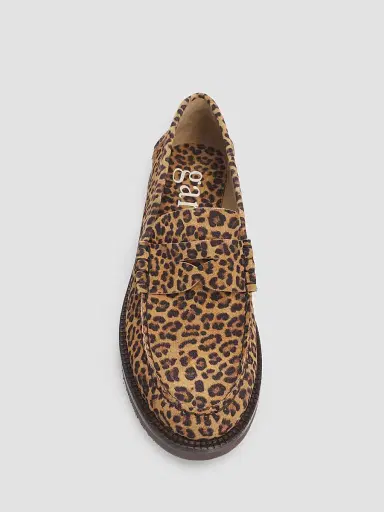 PEDRO GARCIA Women's Sabela Leopard-Print Loafers | Thumbnail 5 PEDRO GARCIA Women's Sabela Leopard-Print Loafers | Thumbnail 5