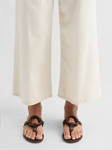 PEDRO GARCIA Women's Pattie Wood O-Ring Leather Sandals | Thumbnail 2 PEDRO GARCIA Women's Pattie Wood O-Ring Leather Sandals | Thumbnail 2