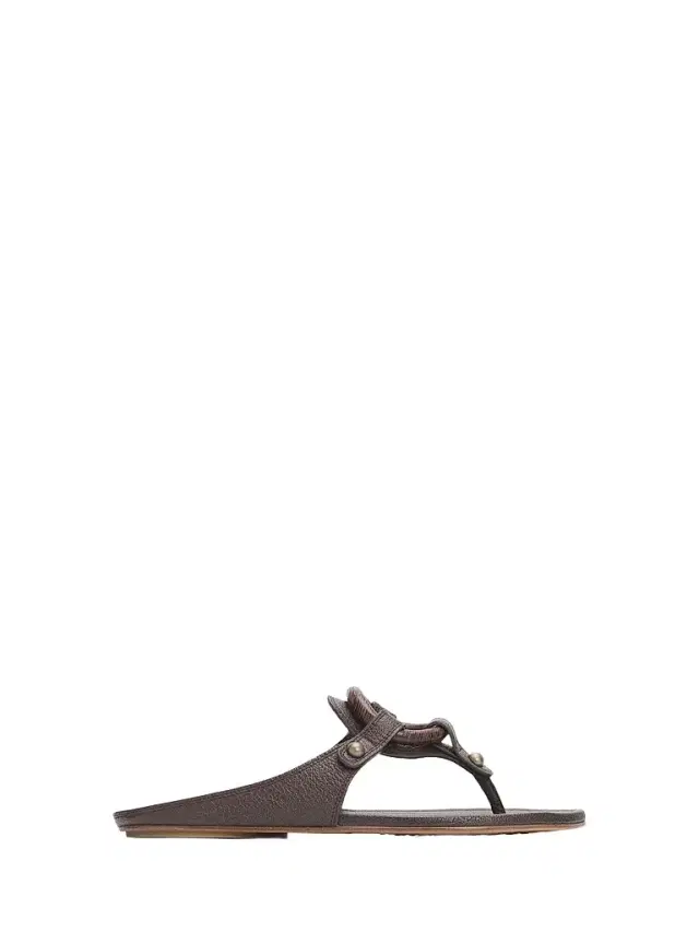 Pedro Garcia Women's Pattie Wood O-Ring Leather Sandals - Cafe Petitgrain
