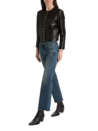 R13 Women's Joan Kick Flared Jeans - Melvin Blue Stretch - Size 31 | Thumbnail 2