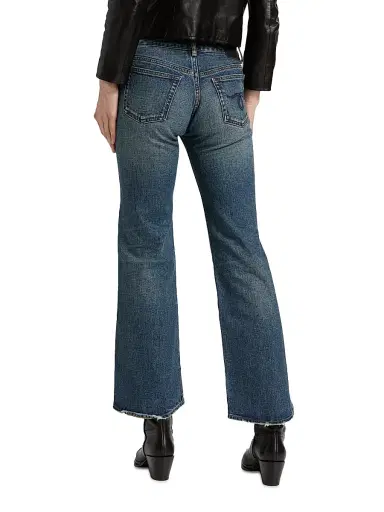 R13 Women's Joan Kick Flared Jeans - Melvin Blue Stretch - Size 31 | Thumbnail 5