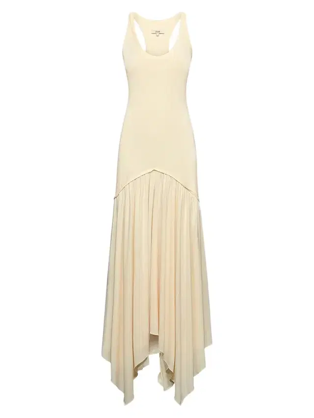 Et Ochs Women's Ramona Asymmetric Stretch-Jersey Scoopneck Maxi Dress - Wax