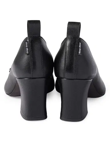 Miu Miu Women's Nappa Leather Pumps - Black - Size 9.5 | Thumbnail 2 Miu Miu Women's Nappa Leather Pumps - Black - Size 9.5 | Thumbnail 2