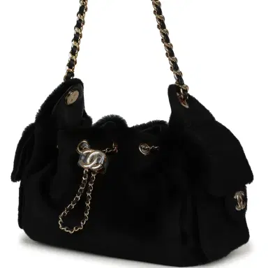 Chanel Chanel Mini 25 Hobo Bag Black Pony Hair Gold Hardware | Thumbnail 5 Chanel Chanel Mini 25 Hobo Bag Black Pony Hair Gold Hardware | Thumbnail 5