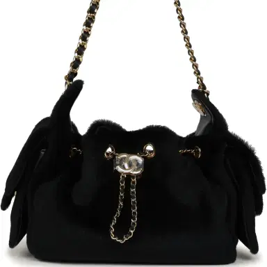 Chanel Chanel Mini 25 Hobo Bag Black Pony Hair Gold Hardware | Thumbnail 1 Chanel Chanel Mini 25 Hobo Bag Black Pony Hair Gold Hardware | Thumbnail 1