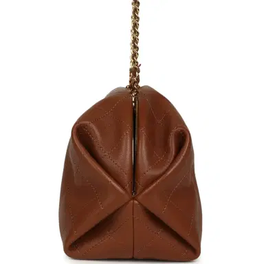 Chanel Chanel Small Clutch with Chain Camel Lambskin Gold Hardware | Thumbnail 3