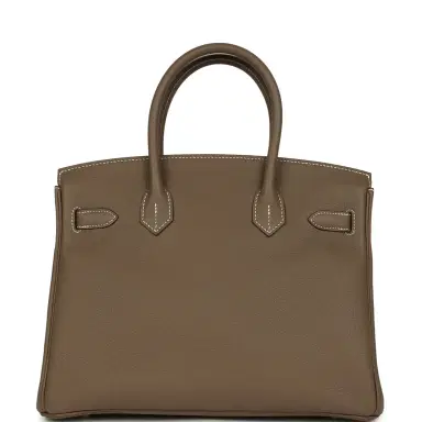 HERMÈS Hermes Birkin 30 Etoupe Togo Palladium Hardware | Thumbnail 4 HERMÈS Hermes Birkin 30 Etoupe Togo Palladium Hardware | Thumbnail 4