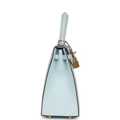 HERMÈS Hermes Kelly Sellier 25 Bleu Brume Epsom Gold Hardware | Thumbnail 3 HERMÈS Hermes Kelly Sellier 25 Bleu Brume Epsom Gold Hardware | Thumbnail 3