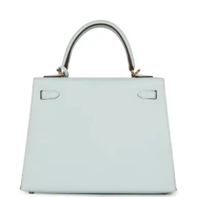 HERMÈS Hermes Kelly Sellier 25 Bleu Brume Epsom Gold Hardware | Thumbnail 4 HERMÈS Hermes Kelly Sellier 25 Bleu Brume Epsom Gold Hardware | Thumbnail 4