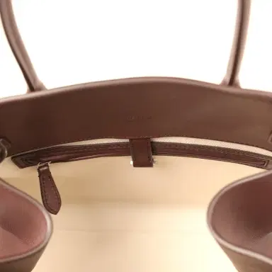 The Row The Row Soft Margaux 12 Bag New Burgundy Saddle Leather Silver Hardware | Thumbnail 11 The Row The Row Soft Margaux 12 Bag New Burgundy Saddle Leather Silver Hardware | Thumbnail 11