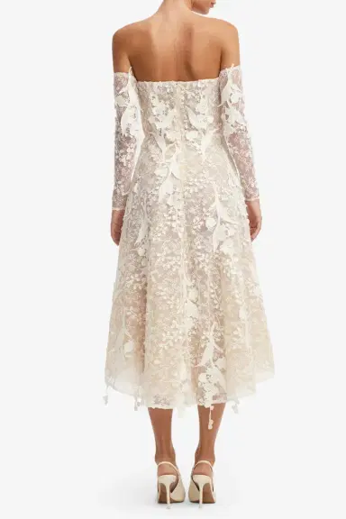 LEO LIN Ana Midi Dress | Thumbnail 7