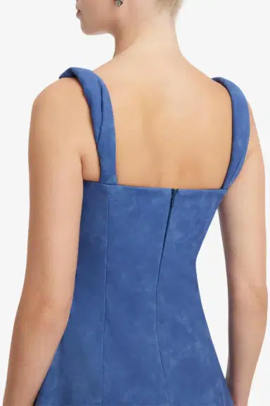 LEO LIN Beatrice Midi Dress - Azure | Thumbnail 5 LEO LIN Beatrice Midi Dress - Azure | Thumbnail 5