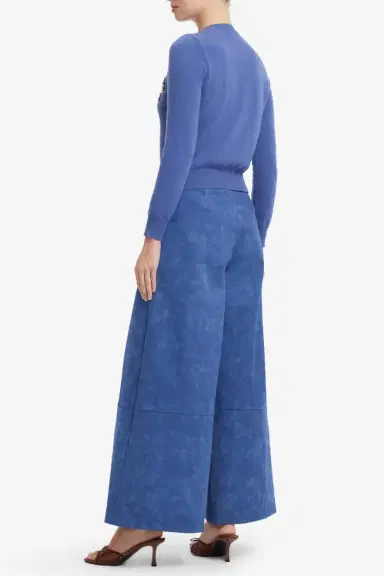LEO LIN Claire Cardigan - Azure | Thumbnail 8 LEO LIN Claire Cardigan - Azure | Thumbnail 8