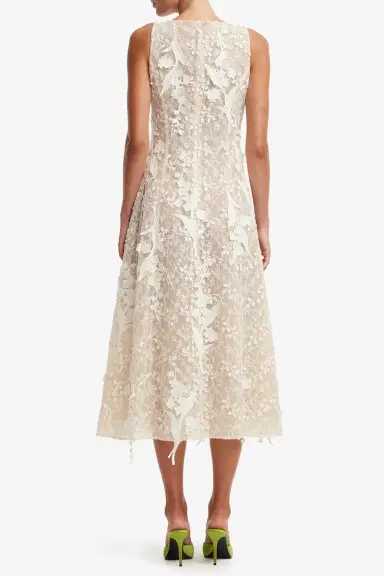 LEO LIN Cleo Dress - Snow | Thumbnail 6