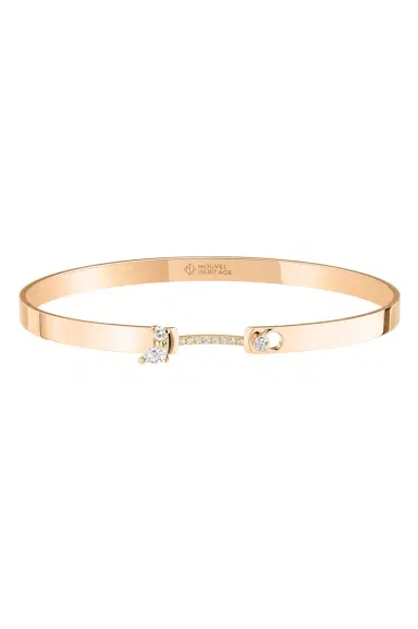 NOUVEL HERITAGE Diamond Cocktail Mood Bangle Bracelet - Rose Gold | Thumbnail 1