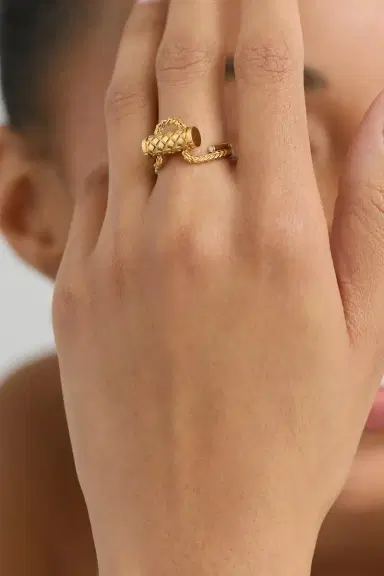 NOUVEL HERITAGE Diamond Latch Ring | Thumbnail 2 NOUVEL HERITAGE Diamond Latch Ring | Thumbnail 2