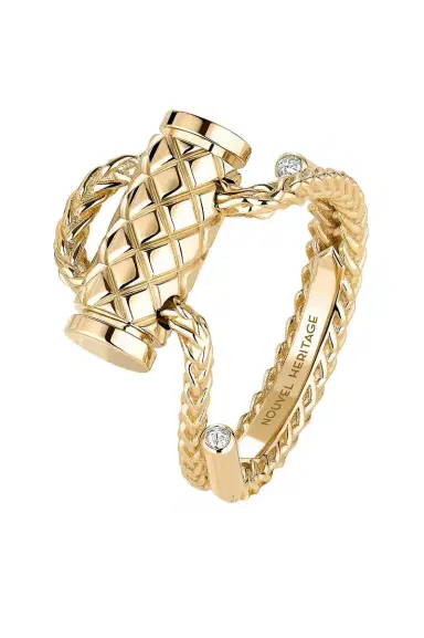NOUVEL HERITAGE Diamond Latch Ring | Thumbnail 3 NOUVEL HERITAGE Diamond Latch Ring | Thumbnail 3