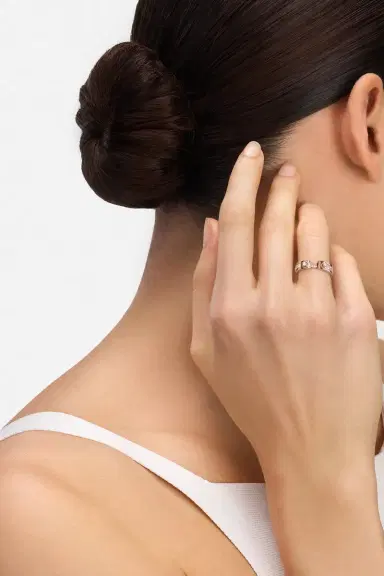 NOUVEL HERITAGE Diamond Tuxedo Mood Ring | Thumbnail 2