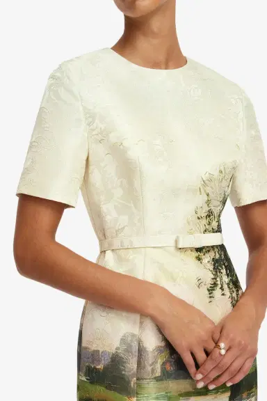 LEO LIN Elizabeth Midi Dress | Thumbnail 4