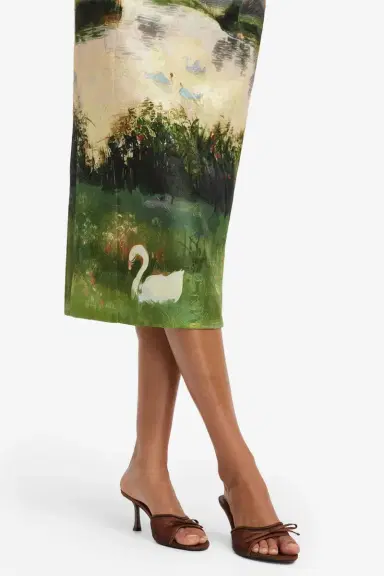 LEO LIN Elizabeth Midi Dress | Thumbnail 7