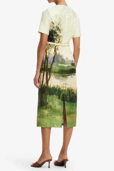 LEO LIN Elizabeth Midi Dress | Thumbnail 9