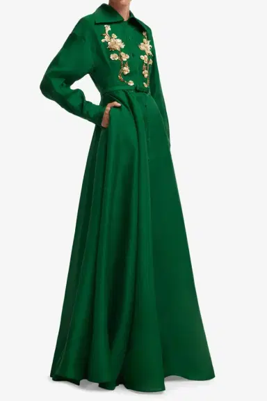 LEO LIN Josephine Gown - Forest | Thumbnail 3