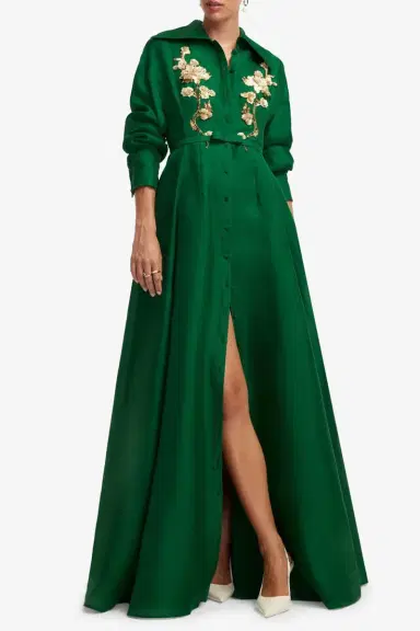LEO LIN Josephine Gown - Forest | Thumbnail 5