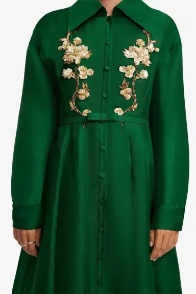 LEO LIN Josephine Gown - Forest | Thumbnail 7
