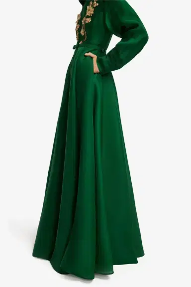 LEO LIN Josephine Gown - Forest | Thumbnail 9