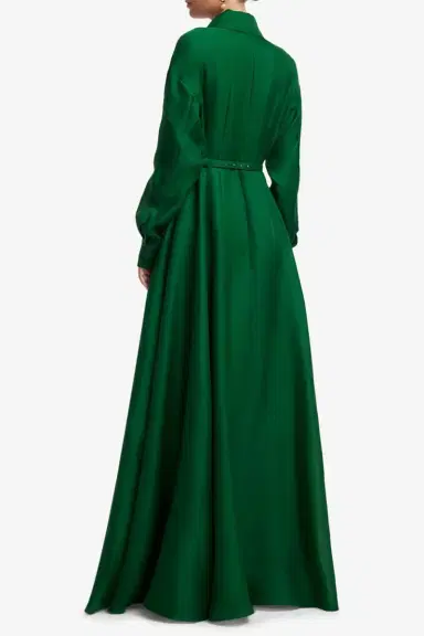 LEO LIN Josephine Gown - Forest | Thumbnail 10