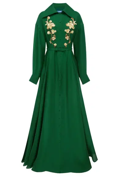 LEO LIN Josephine Gown - Forest | Thumbnail 1