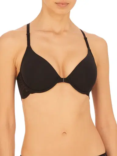 Natori Women's Lush Front Close Racerback T-Shirt Bra - Black - Size 36A | Thumbnail 1 Natori Women's Lush Front Close Racerback T-Shirt Bra - Black - Size 36A | Thumbnail 1