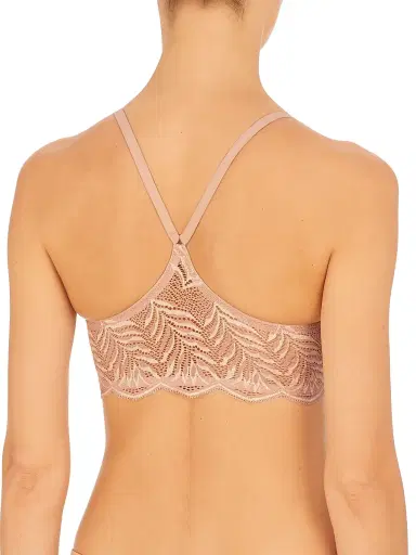Natori Women's Lush Front Close Racerback T-Shirt Bra - Rose Beige Warm White - Size 36A | Thumbnail 3 Natori Women's Lush Front Close Racerback T-Shirt Bra - Rose Beige Warm White - Size 36A | Thumbnail 3