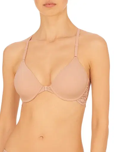 Natori Women's Lush Front Close Racerback T-Shirt Bra - Rose Beige Warm White - Size 36A | Thumbnail 1 Natori Women's Lush Front Close Racerback T-Shirt Bra - Rose Beige Warm White - Size 36A | Thumbnail 1