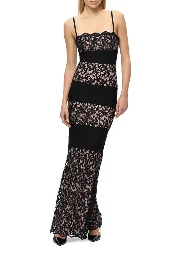 Hervé Léger Women's The Marielle Lace Bandage Gown | Thumbnail 1 Hervé Léger Women's The Marielle Lace Bandage Gown | Thumbnail 1