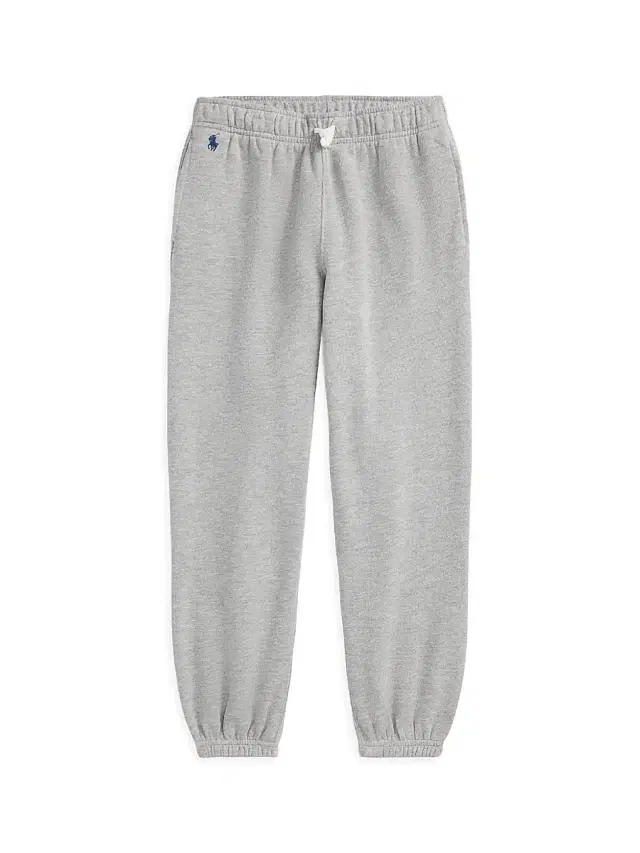 Little Girl's & Girl's Fleece Joggers - Andover Heather
