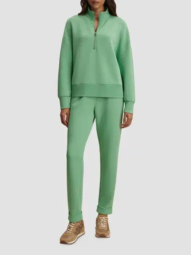 Varley Women's Mavis Half-Zip Sweatshirt - Green Spruce - Size XS | Thumbnail 2