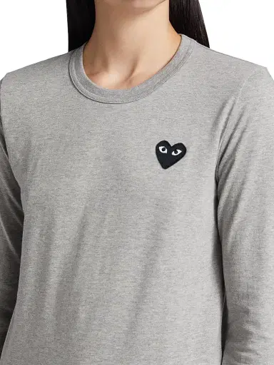 Comme des Garçons PLAY Women's Heart Long-Sleeve T-Shirt | Thumbnail 6 Comme des Garçons PLAY Women's Heart Long-Sleeve T-Shirt | Thumbnail 6