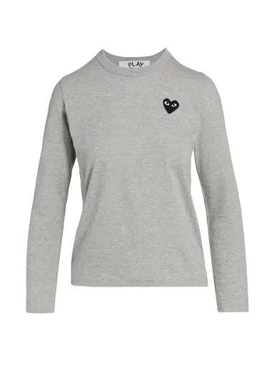 Comme des Garçons PLAY Women's Heart Long-Sleeve T-Shirt | Thumbnail 1 Comme des Garçons PLAY Women's Heart Long-Sleeve T-Shirt | Thumbnail 1