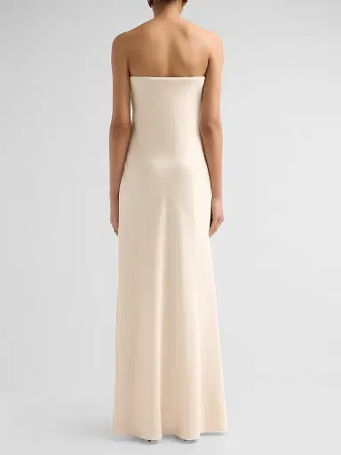As It May Women's Vionne Floral Crepe Strapless Gown - Garden Of Dahlias - Size XXL | Thumbnail 3