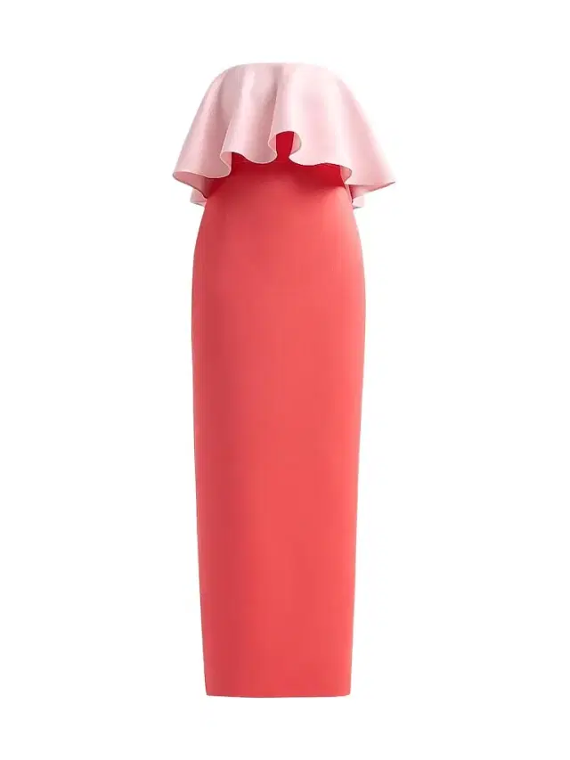 Women's Selora Duchess Satin Strapless Column Gown - Blush Watermelon