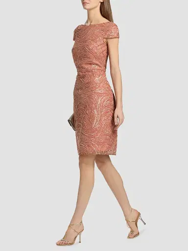 THEIA Women's Ceceline Sequined Cocktail Dress | Thumbnail 3 THEIA Women's Ceceline Sequined Cocktail Dress | Thumbnail 3