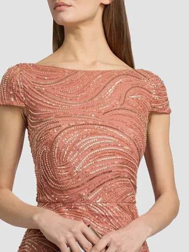 THEIA Women's Ceceline Sequined Cocktail Dress | Thumbnail 6 THEIA Women's Ceceline Sequined Cocktail Dress | Thumbnail 6