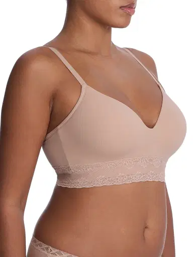 Natori Women's Bliss Perfection Wireless T-Shirt Bra - Cafe - Size 36A | Thumbnail 2 Natori Women's Bliss Perfection Wireless T-Shirt Bra - Cafe - Size 36A | Thumbnail 2
