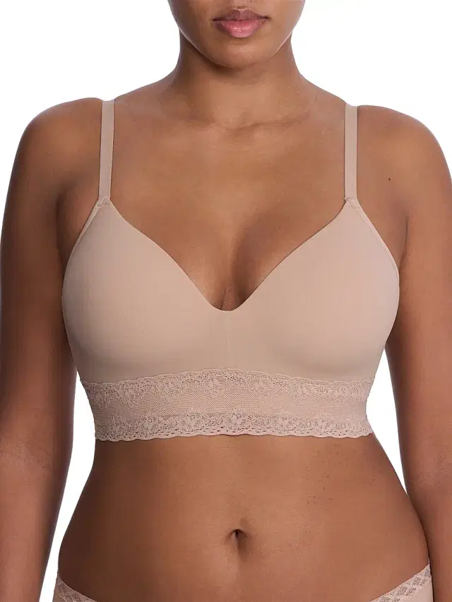 Natori Women's Bliss Perfection Wireless T-Shirt Bra - Cafe - Size 36A