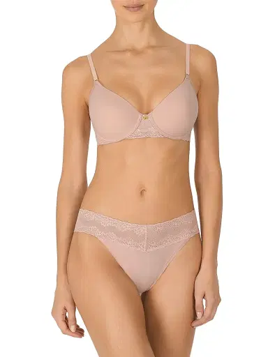Natori Women's Bliss Perfection Comfort T-Shirt Bra - Rose Beige - Size 30G | Thumbnail 2 Natori Women's Bliss Perfection Comfort T-Shirt Bra - Rose Beige - Size 30G | Thumbnail 2