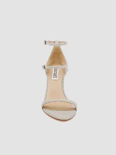 Badgley Mischka Women's Valencia 85MM Glitter Sandals - Gold Glitter | Thumbnail 5 Badgley Mischka Women's Valencia 85MM Glitter Sandals - Gold Glitter | Thumbnail 5