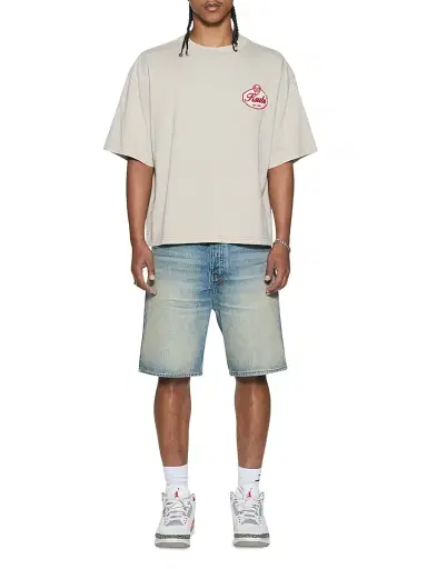 Ksubi Men's Klasse Halen Logo Cotton Oversized T-Shirt - Grey - Size XXL | Thumbnail 2 Ksubi Men's Klasse Halen Logo Cotton Oversized T-Shirt - Grey - Size XXL | Thumbnail 2